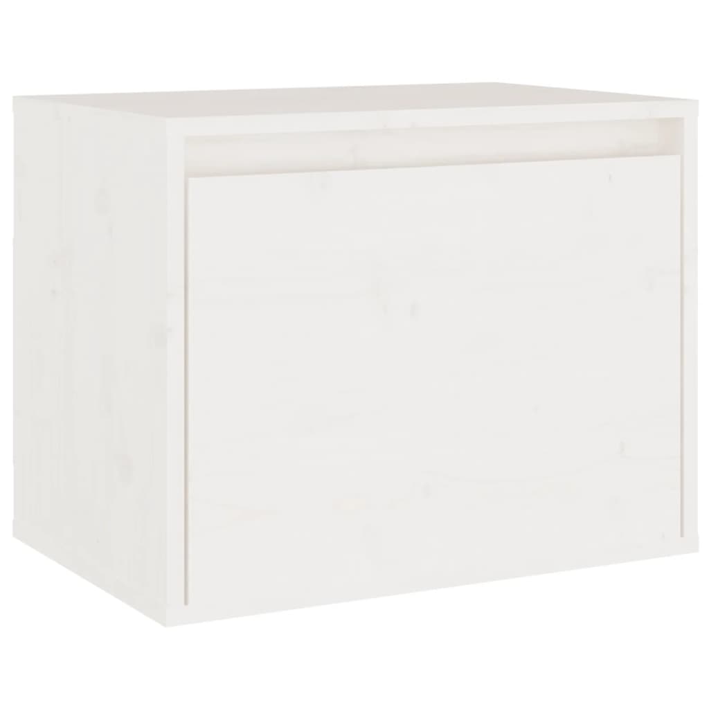 Meubles TV 6 pièces en pin massif blanc