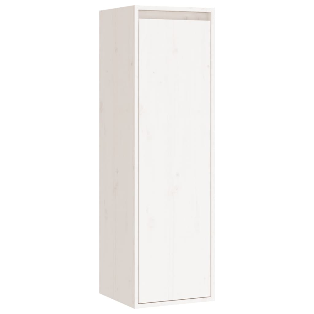 Meubles TV 8 pièces en pin massif blanc