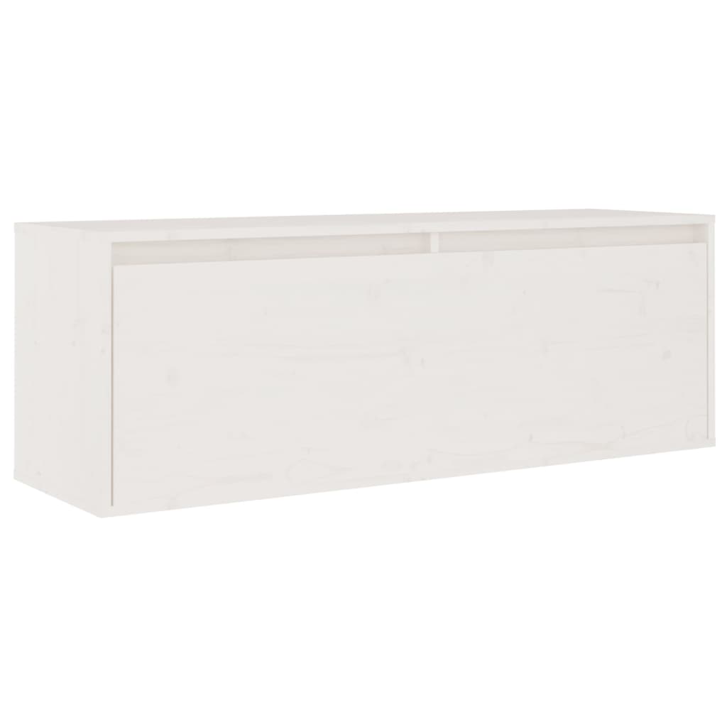 Meubles TV 6 pièces en pin massif blanc