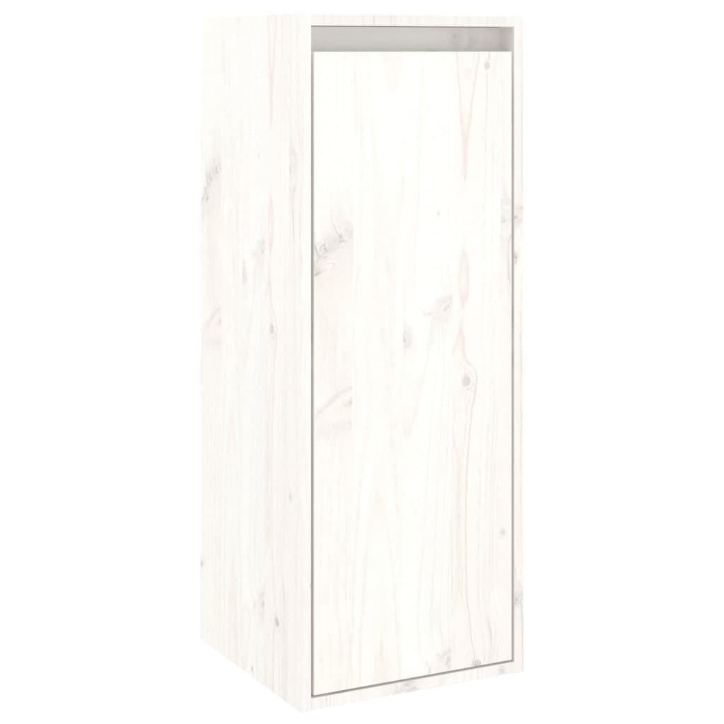 Meubles TV 6 pièces en pin massif blanc