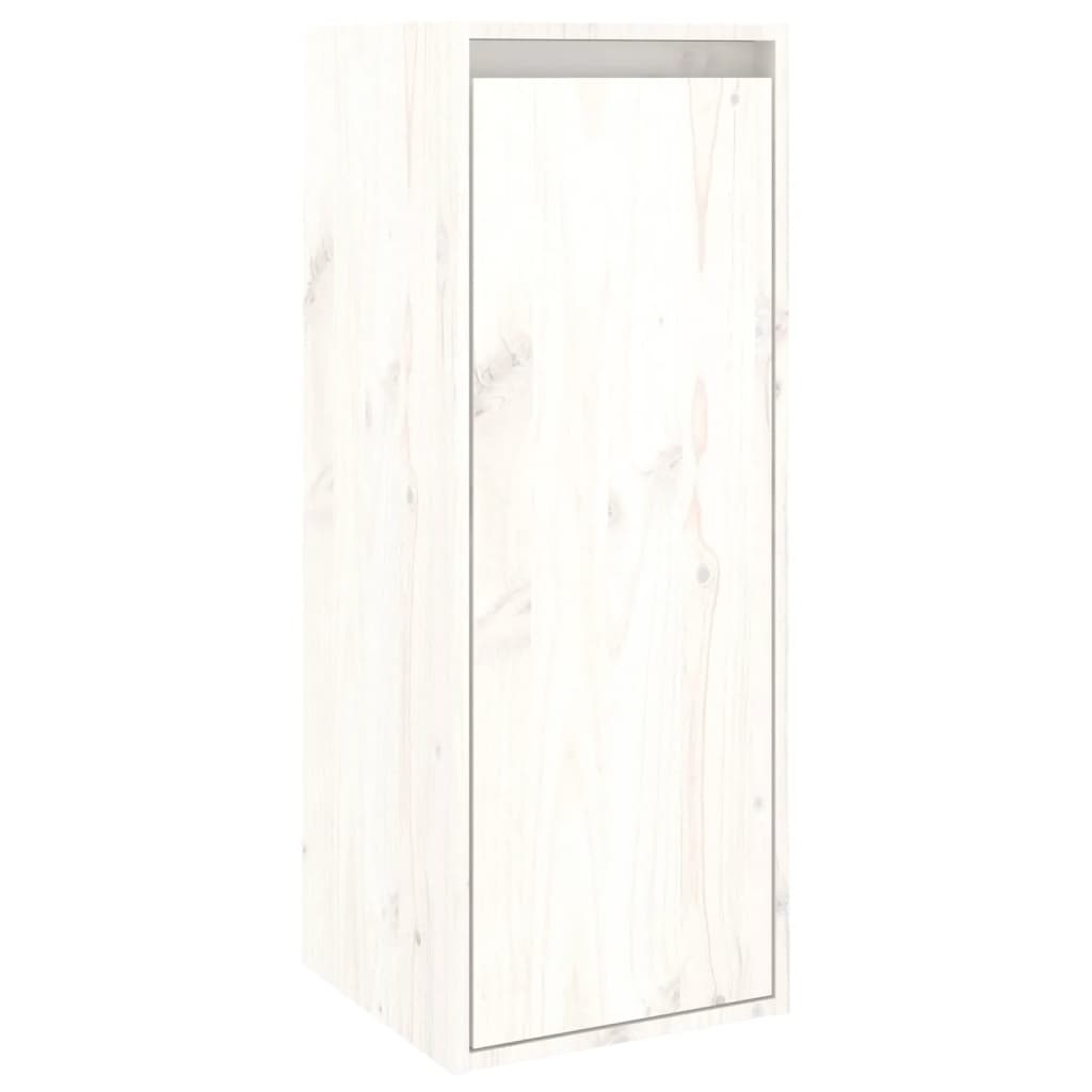 Meubles TV 5 pièces en pin massif blanc