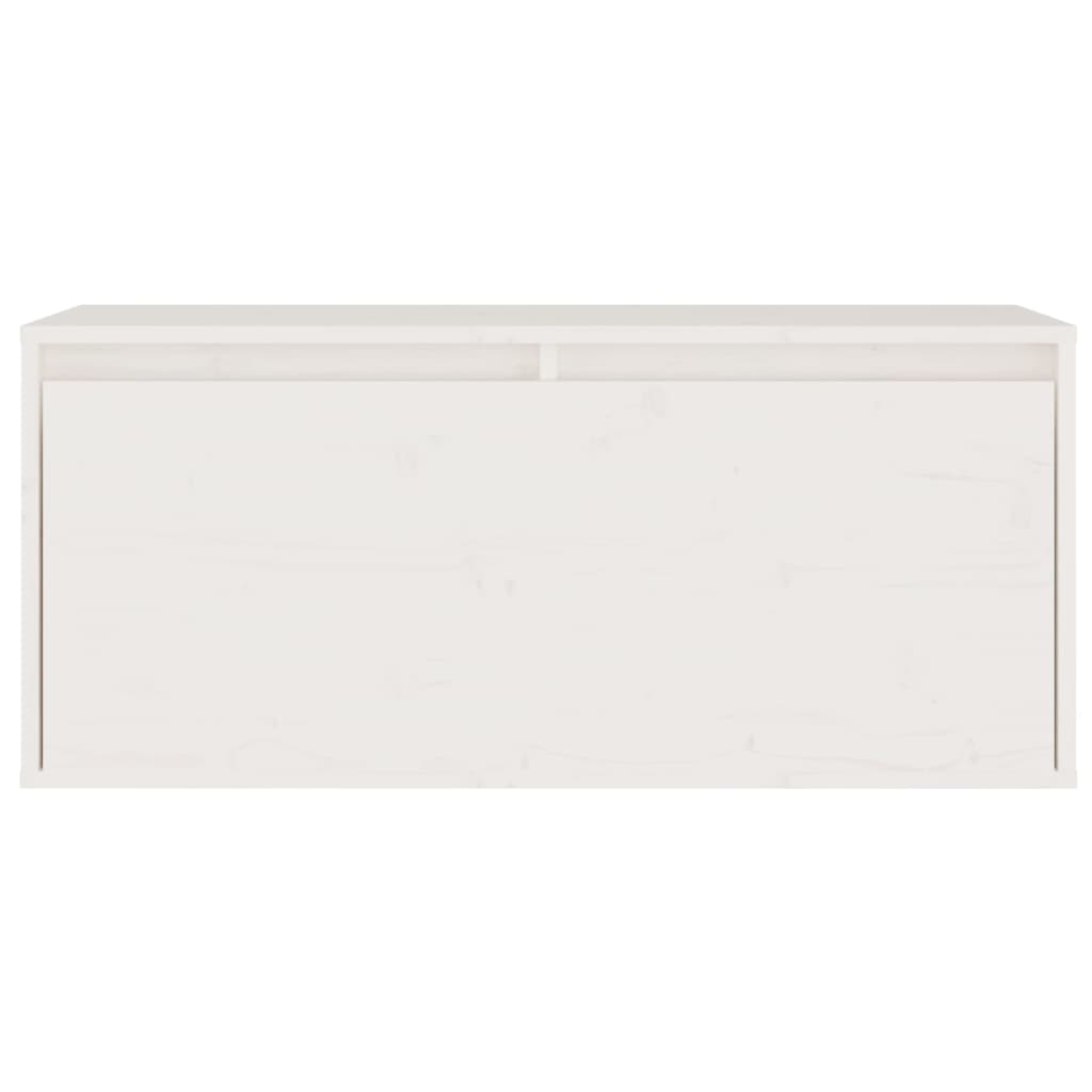 Meubles TV 6 pièces en pin massif blanc
