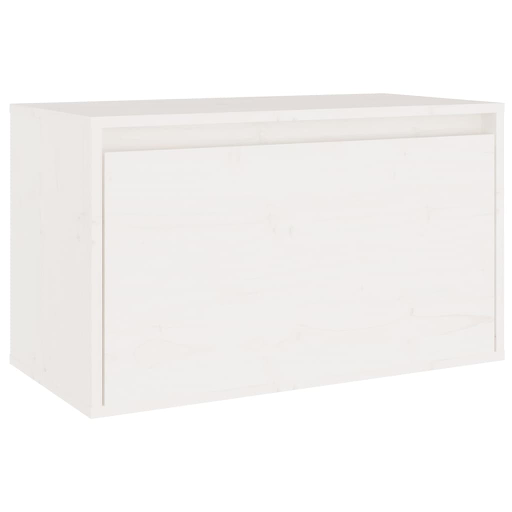 Meubles TV 6 pièces en pin massif blanc