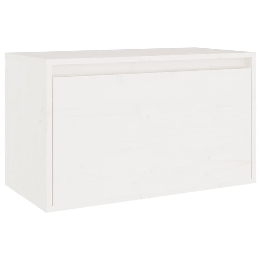 Meubles TV 6 pièces en pin massif blanc