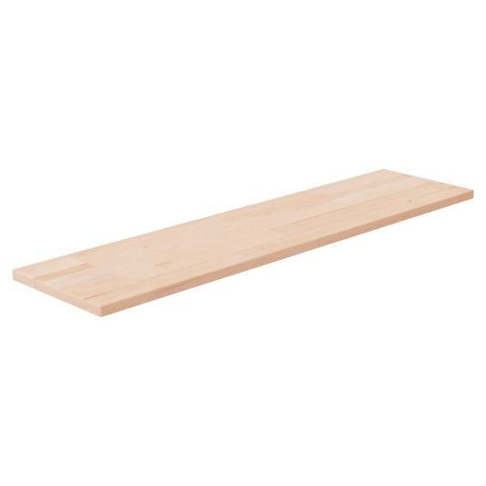 Étagère 80x20x1,5 cm Bois de chêne massif non traité