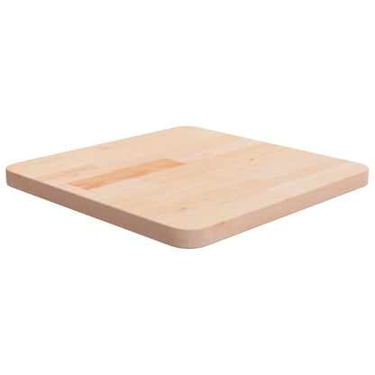 Tischplatte Quadratisch 40x40x2,5 cm Eichenholz Unbehandelt