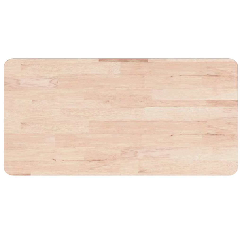 Waschtischplatte 80x40x2,5cm cm Massivholz Unbehandelt