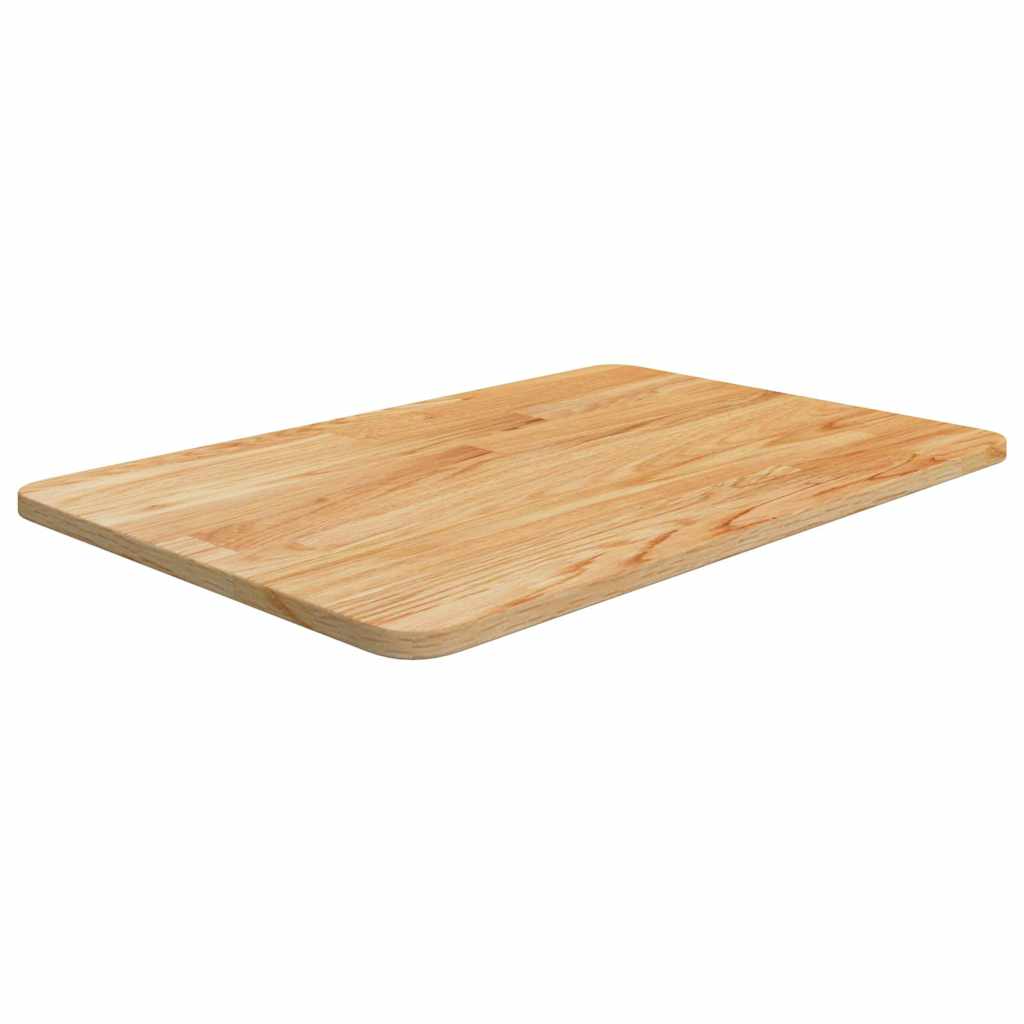 Waschtischplatte Hellbraun 60x40x1,5 cm Massivholz Behandelt