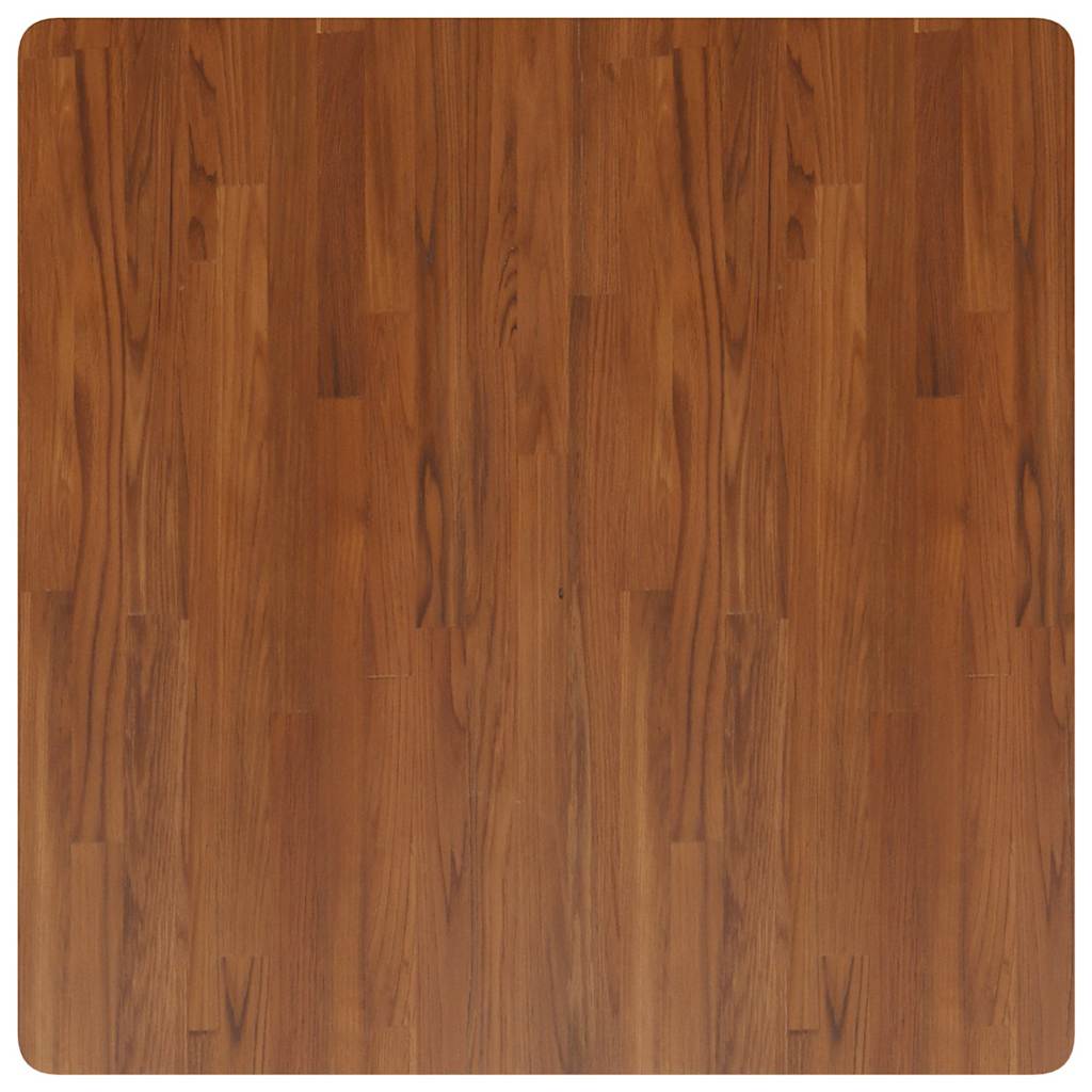 Tischplatte Quadratisch Dunkelbraun 90x90x1,5cm Eiche Behandelt