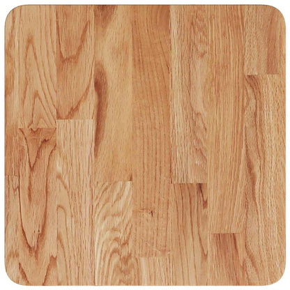 Tischplatte Quadratisch Hellbraun 40x40x4cm Behandelte Eiche