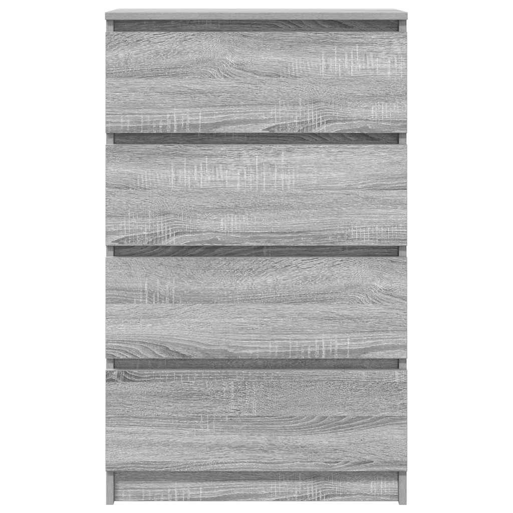Sideboard Grau Sonoma 60x35x98,5 cm Holzwerkstoff