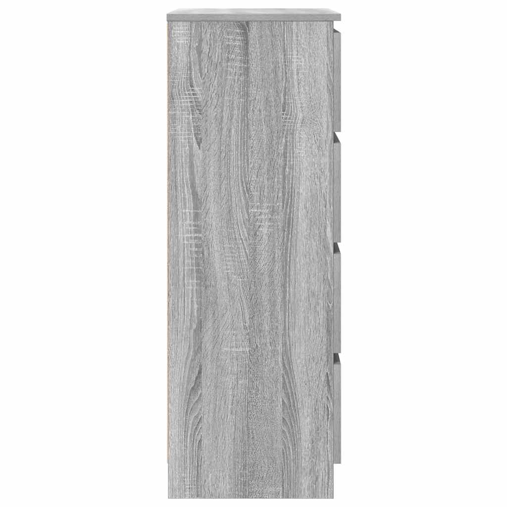 Sideboard Grau Sonoma 60x35x98,5 cm Holzwerkstoff
