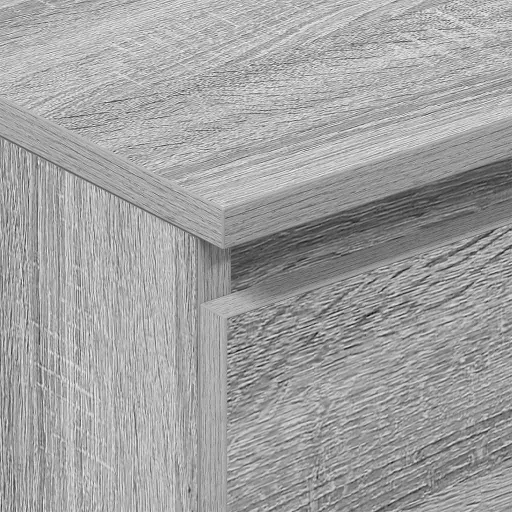 Sideboard Grau Sonoma 60x35x98,5 cm Holzwerkstoff