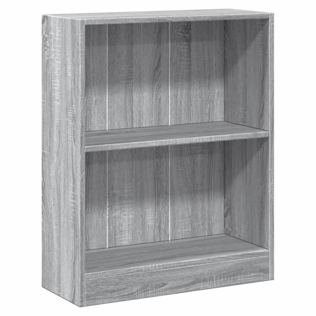 Bookshelf Gray Sonoma 60x24x76 cm Wood Material