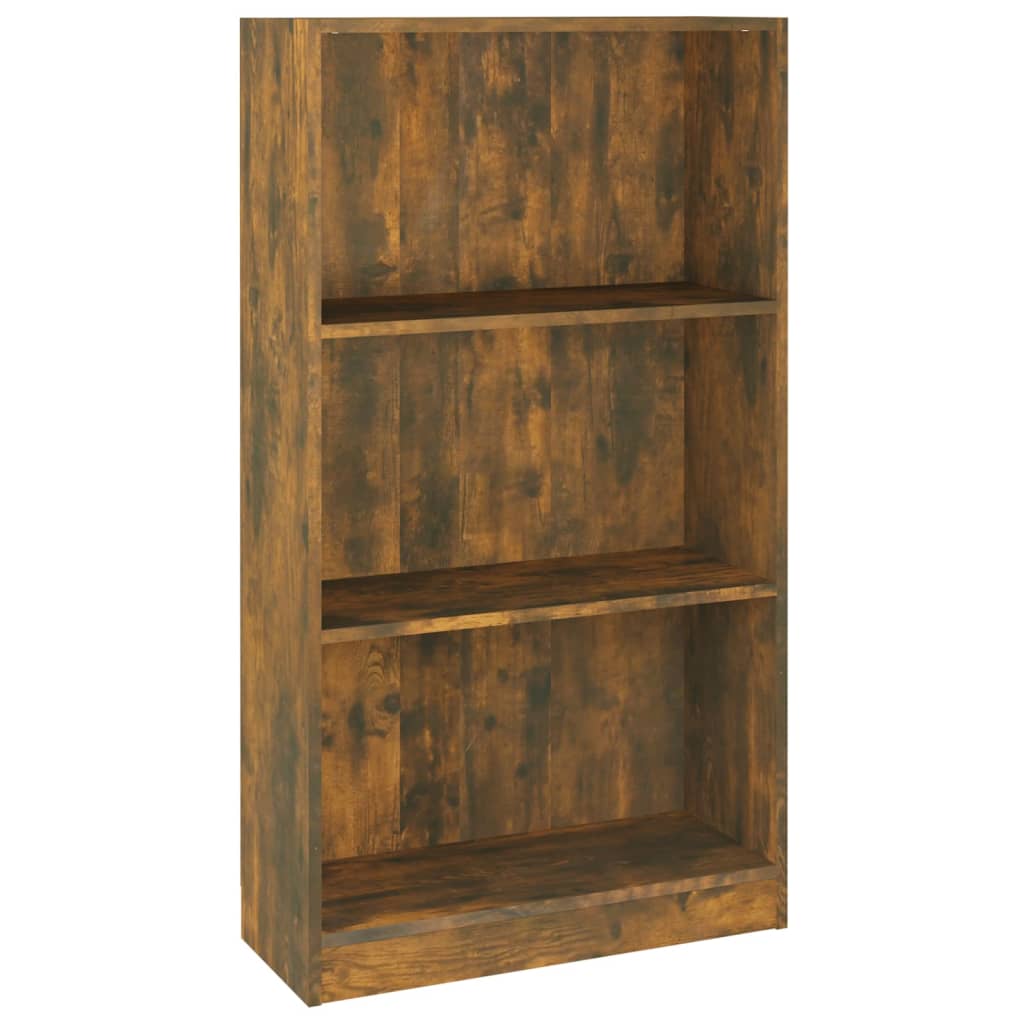 Bookshelf Smoked Oak 60x24x109 cm Wood Material