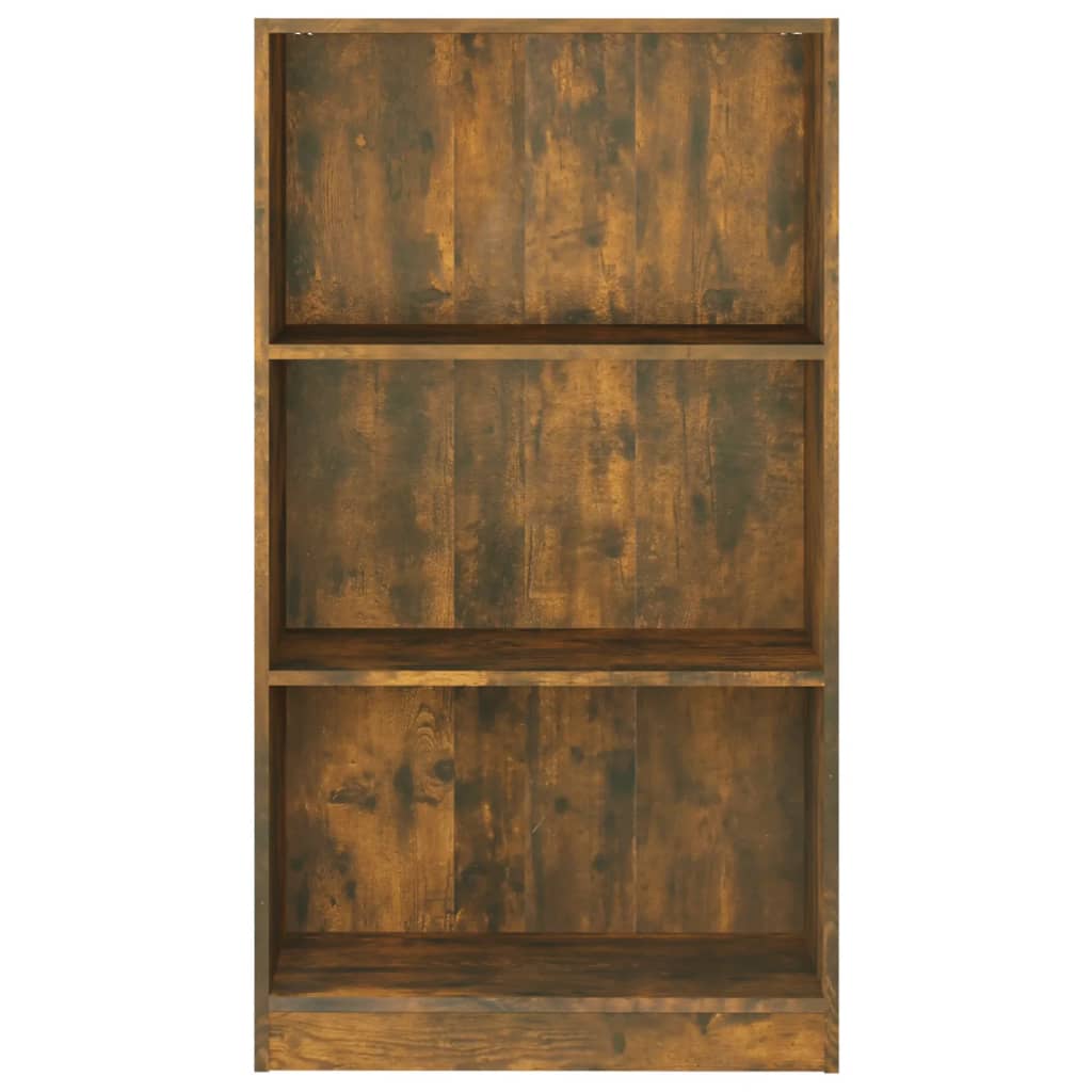 Bookshelf Smoked Oak 60x24x109 cm Wood Material