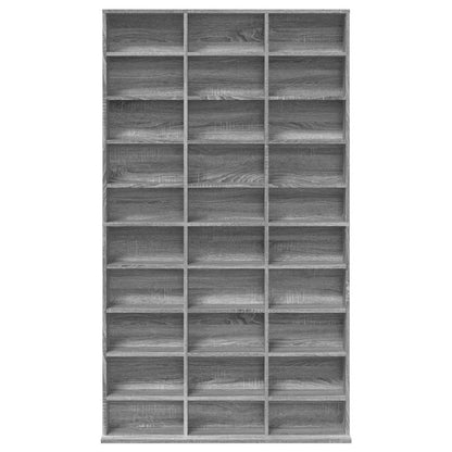 CD-Regal Grau Sonoma 102x23x177,5 cm Holzwerkstoff