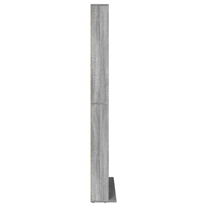 CD-Regal Grau Sonoma 102x23x177,5 cm Holzwerkstoff