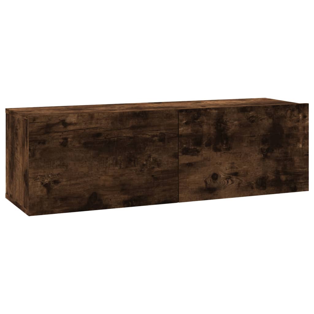 TV-Wandschrank Räuchereiche 100x30x30 cm Holzwerkstoff