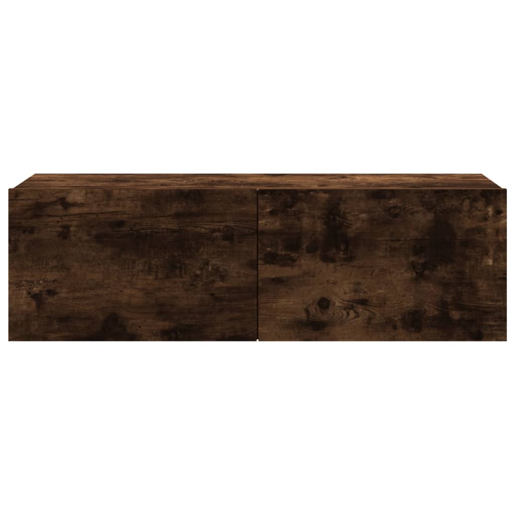 TV-Wandschrank Räuchereiche 100x30x30 cm Holzwerkstoff