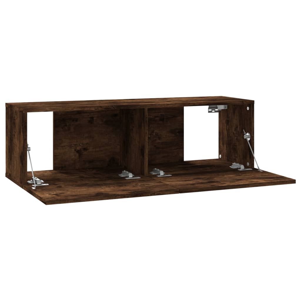 TV-Wandschrank Räuchereiche 100x30x30 cm Holzwerkstoff