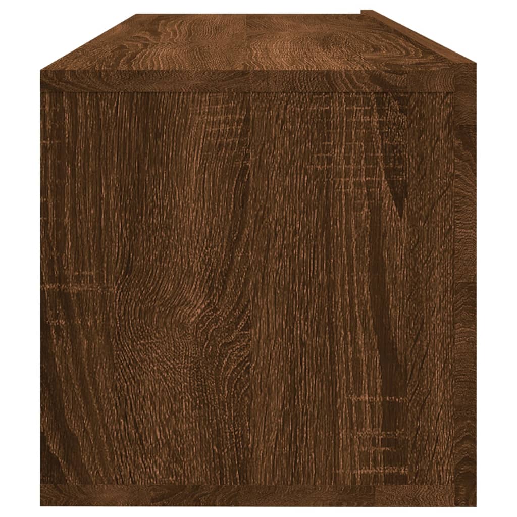 TV-Wandschrank Braun Eiche 100x30x30 cm Holzwerkstoff