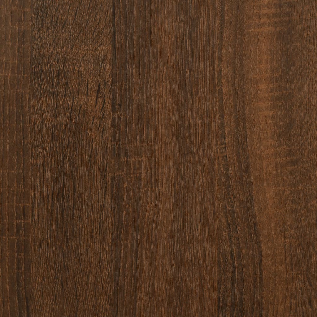 TV-Wandschrank Braun Eiche 100x30x30 cm Holzwerkstoff