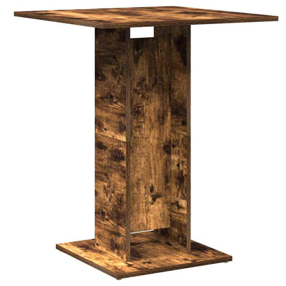 Bistrotisch Räuchereiche 60x60x75 cm Holzwerkstoff