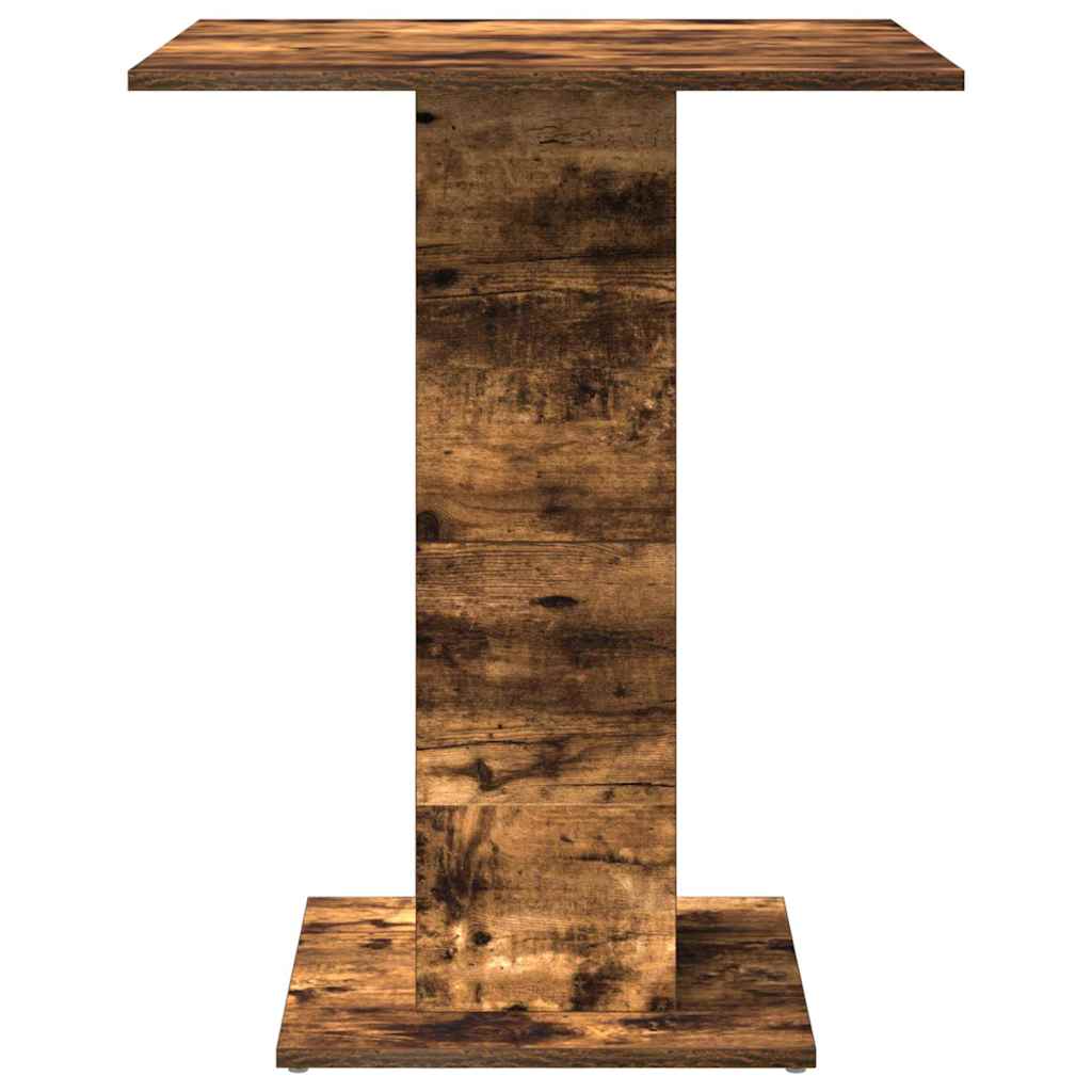 Bistrotisch Räuchereiche 60x60x75 cm Holzwerkstoff