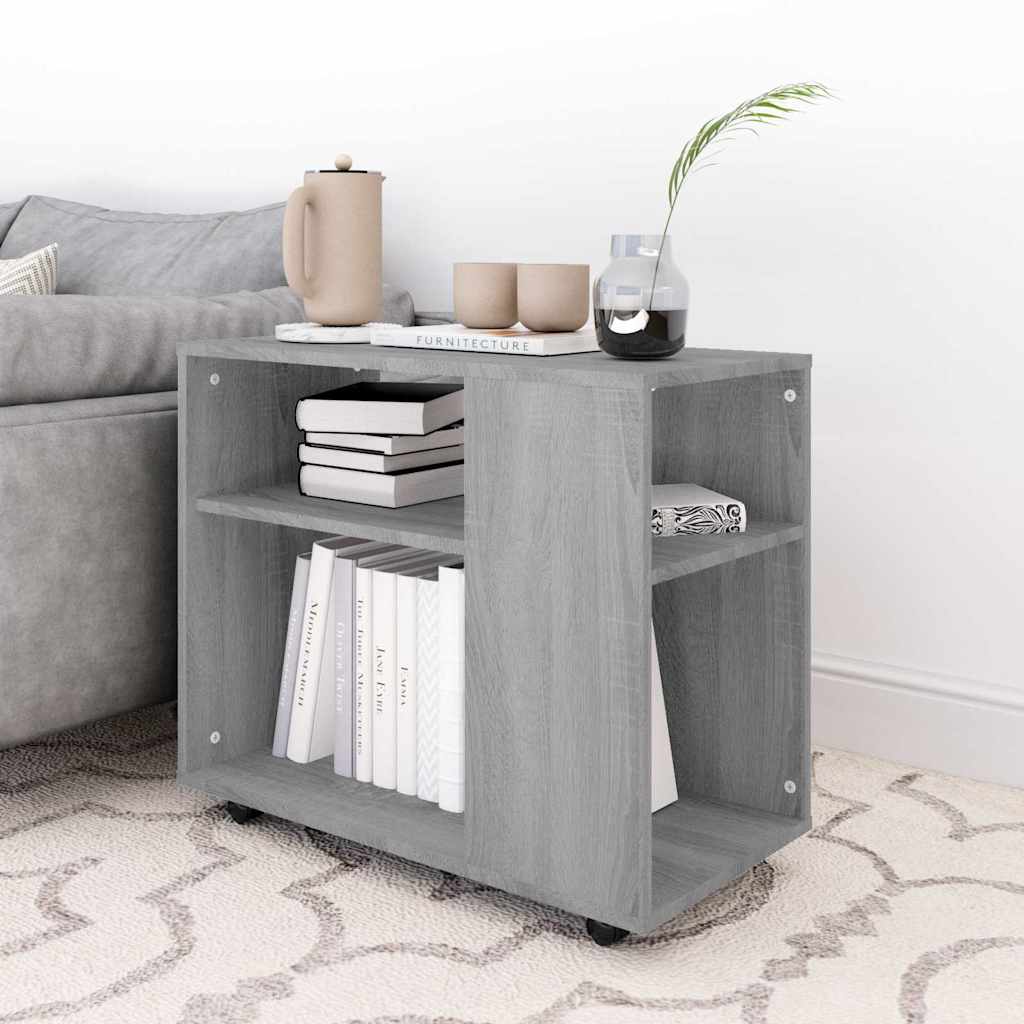 Beistelltisch Grau Sonoma 70x35x60,5 cm Holzwerkstoff