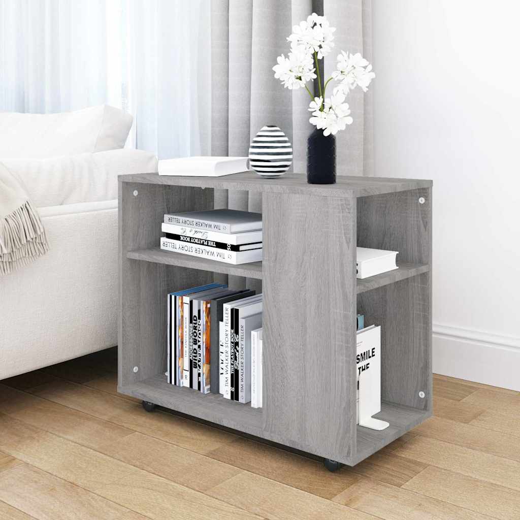 Beistelltisch Grau Sonoma 70x35x60,5 cm Holzwerkstoff