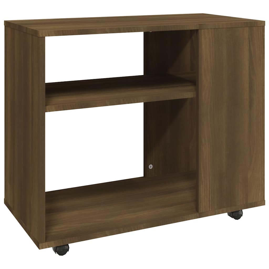 Beistelltisch Braun Eiche 70x35x60,5 cm Holzwerkstoff