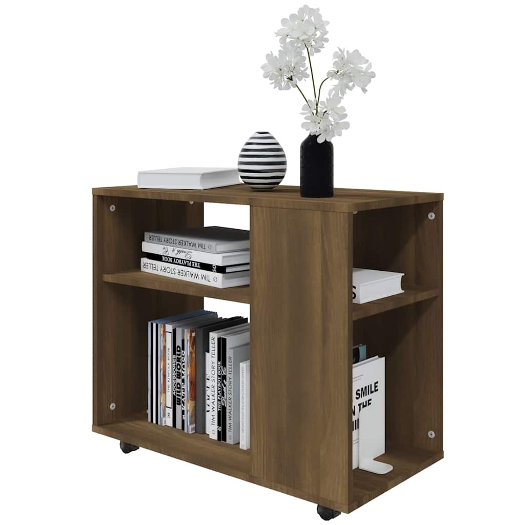 Beistelltisch Braun Eiche 70x35x60,5 cm Holzwerkstoff