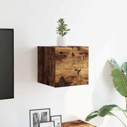 TV-Wandschrank Räuchereiche 30,5x30x30 cm