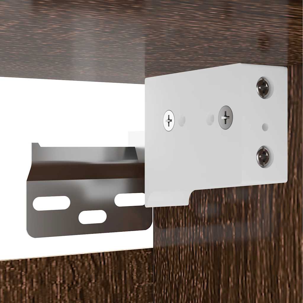 TV-Wandschränke 4 Stk. Braun Eichen-Optik 30,5x30x30 cm