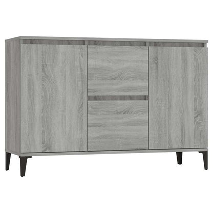 Sideboard Grau Sonoma 102x35x70 cm Holzwerkstoff