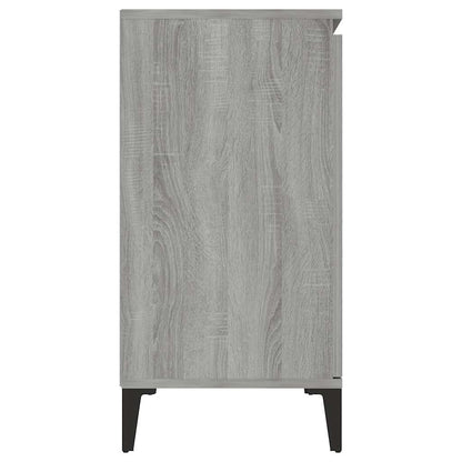 Sideboard Grau Sonoma 102x35x70 cm Holzwerkstoff