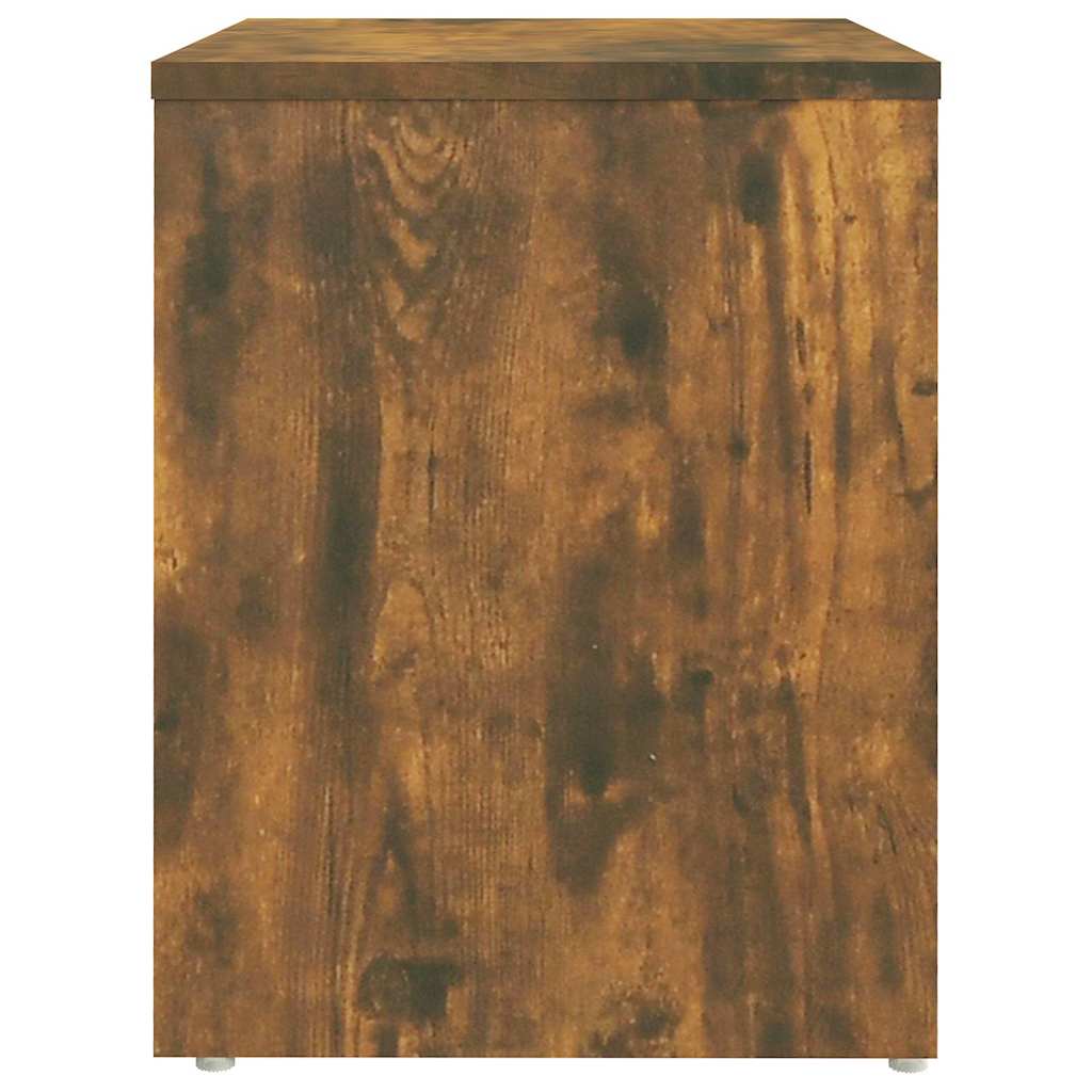 Nachttische 2 Stk. Räuchereiche 40x30x40 cm Holzwerkstoff