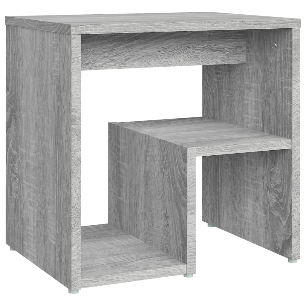 Table de chevet grise Sonoma 40x30x40 cm en bois