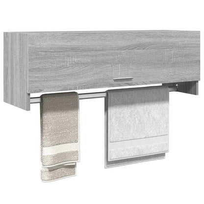 Kleiderschrank Grau Sonoma 100x32,5x35 cm Holzwerkstoff