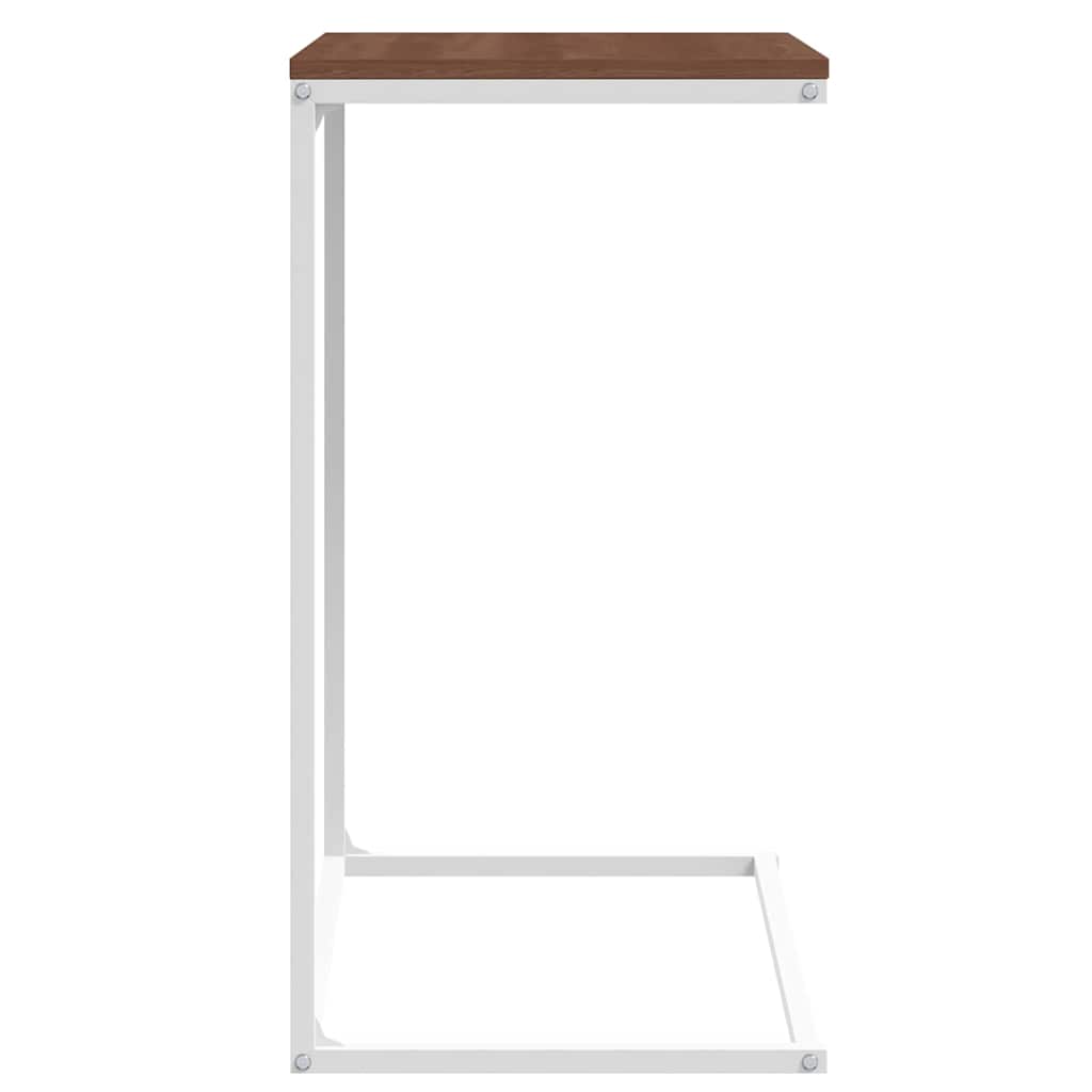 Beistelltisch Weiß 55x35x66 cm Holzwerkstoff