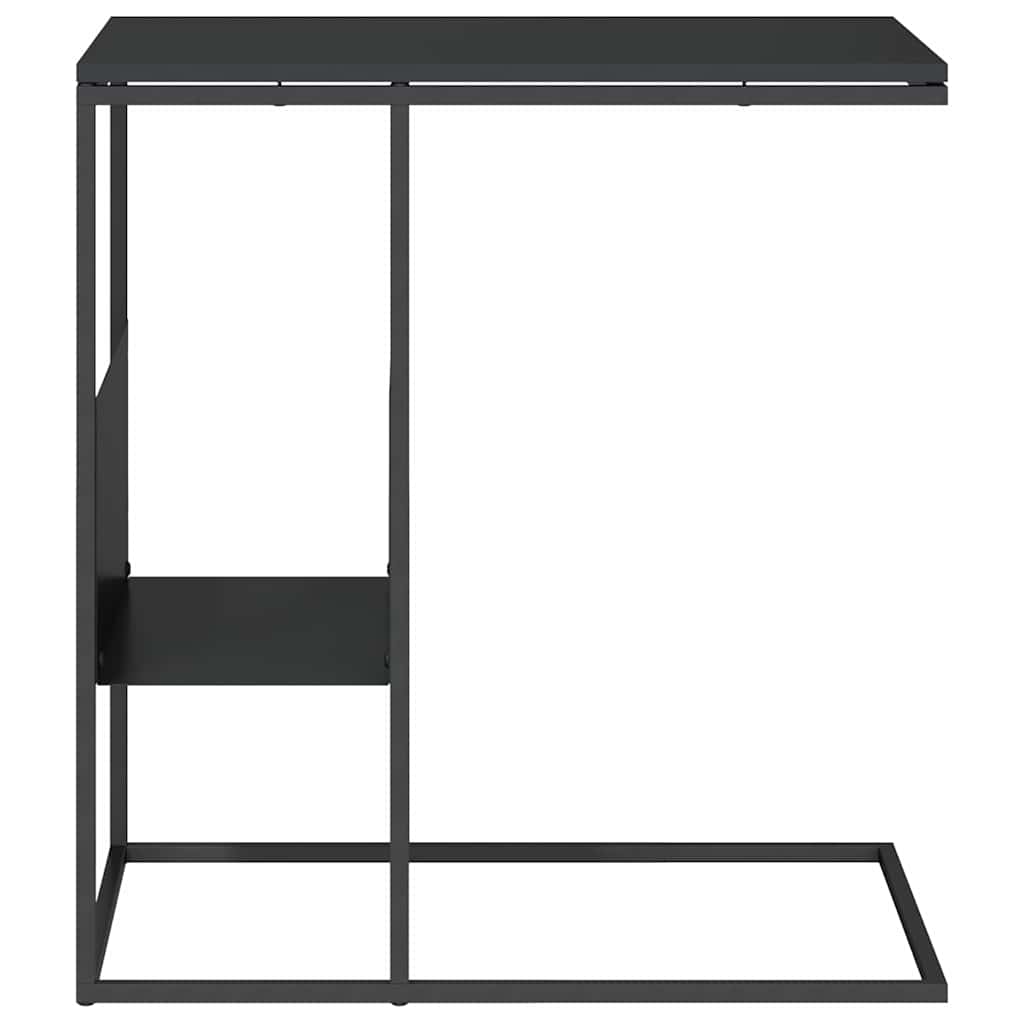 Beistelltisch Schwarz 55x36x59,5 cm Holzwerkstoff