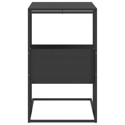 Beistelltisch Schwarz 55x36x59,5 cm Holzwerkstoff