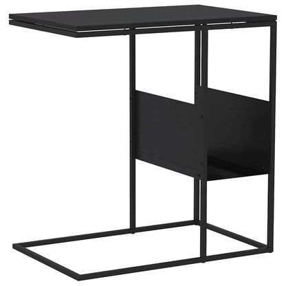 Beistelltisch Schwarz 55x36x59,5 cm Holzwerkstoff