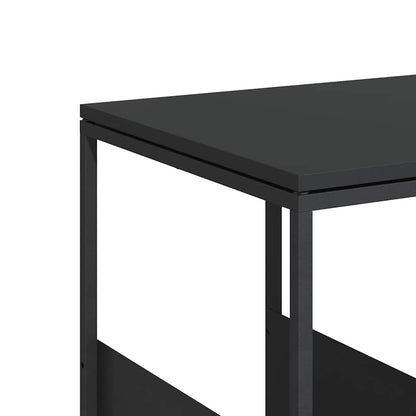 Beistelltisch Schwarz 55x36x59,5 cm Holzwerkstoff