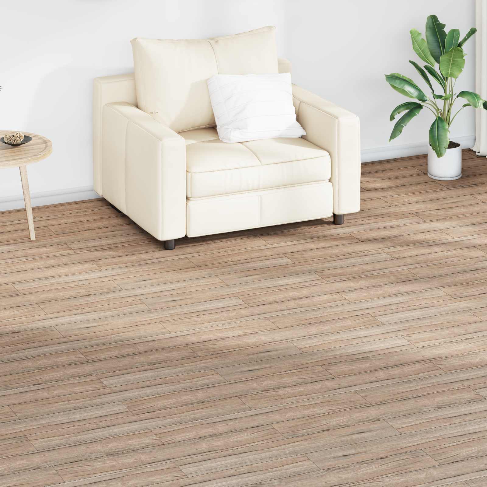 Bodenplanken Eichenbraun 2,51 m² 18 Stk. PVC