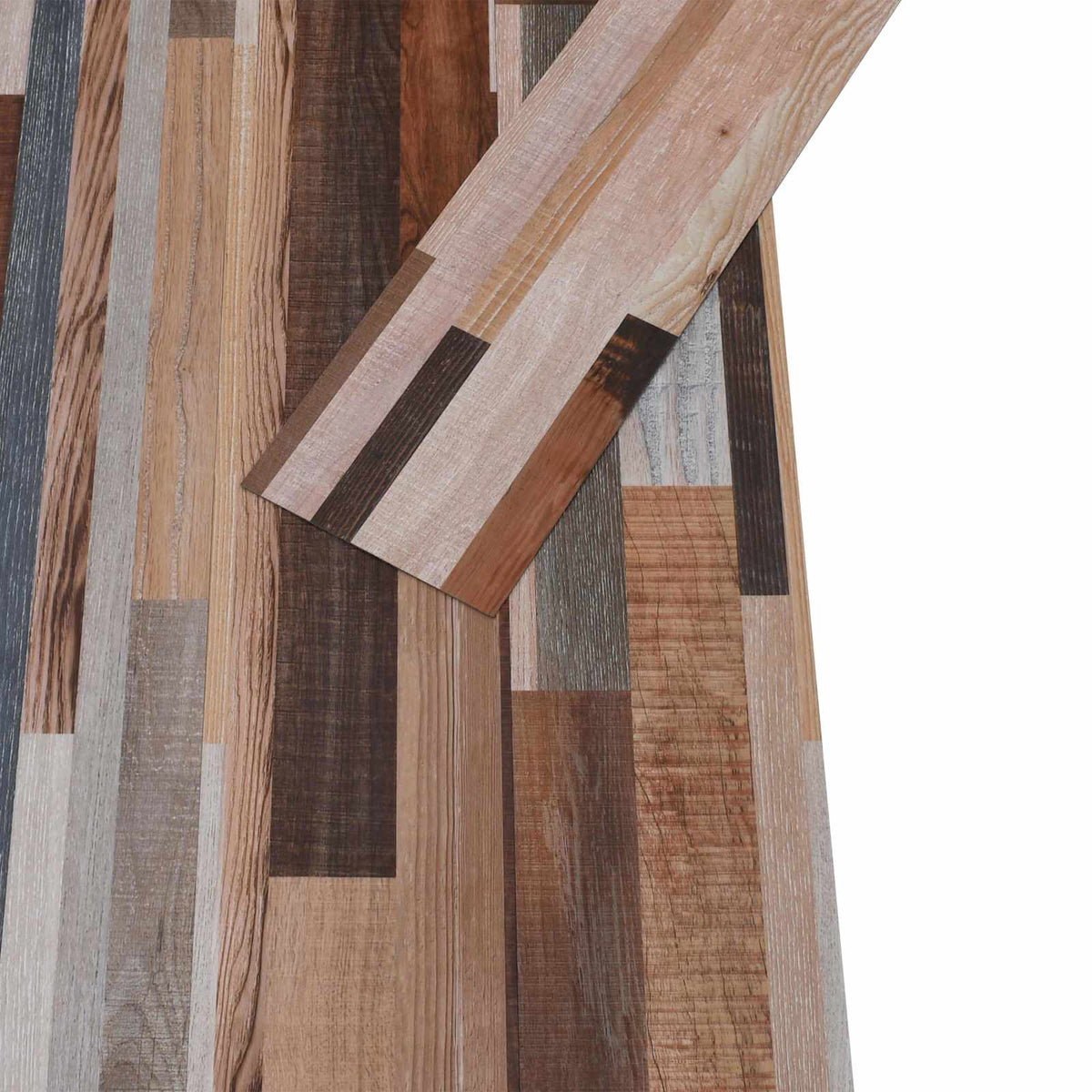Bodenplanken Mehrfarbig 2,51 m² 18 Stk. PVC