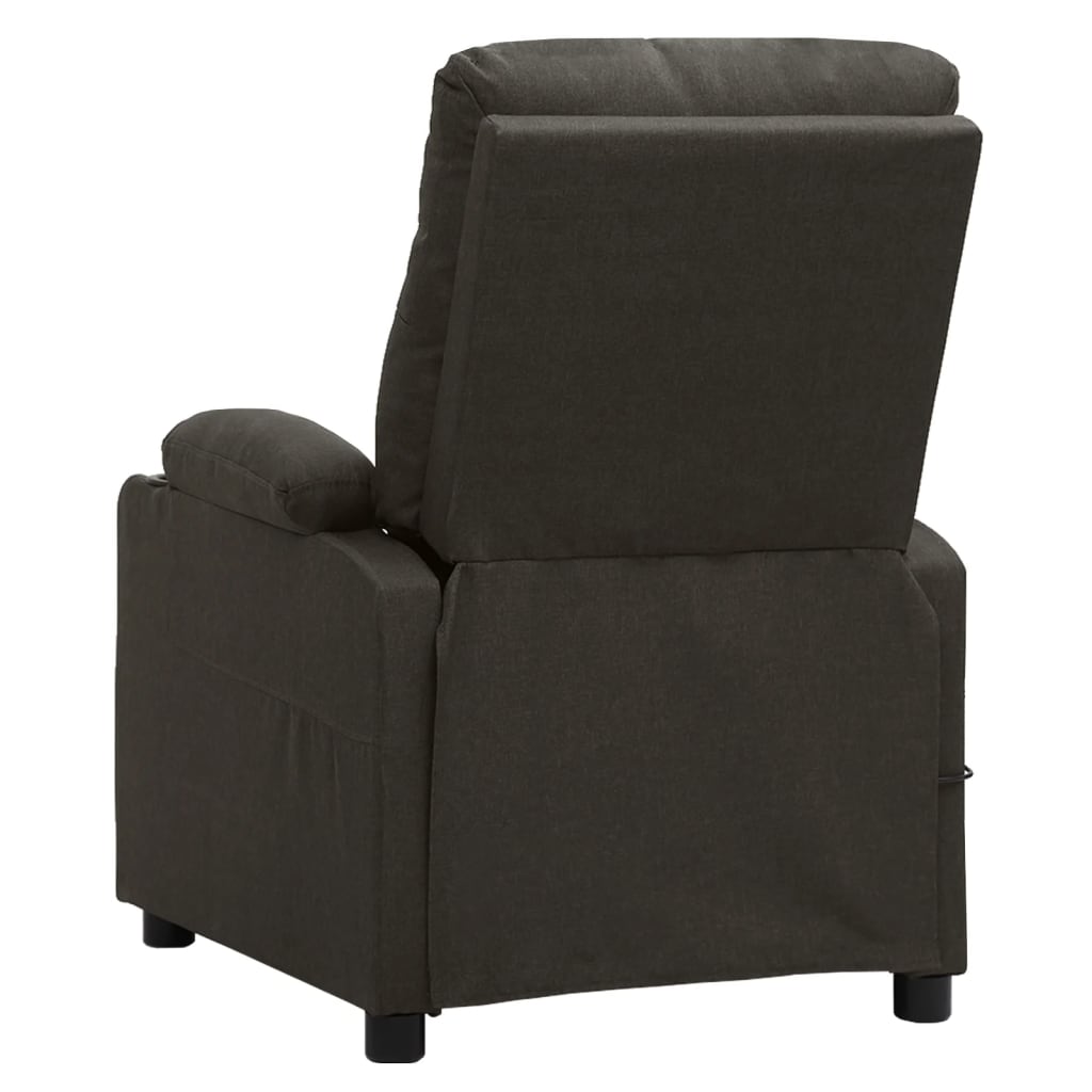 Massagesessel Elektrisch Taupe Stoff