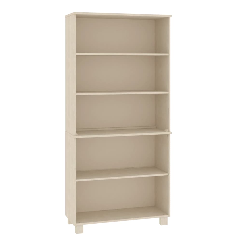 Highboard HAMAR Massivholz Kiefer Honigbraun