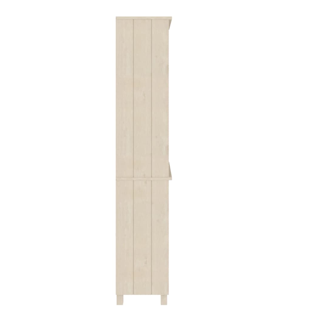 Highboard HAMAR Massivholz Kiefer Honigbraun